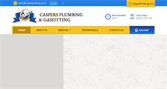 Desktop Screenshot of caspersplumbing.com.au